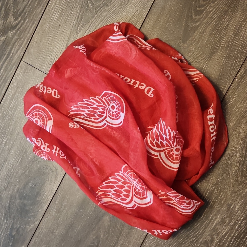 detroit red wings infinity scarf